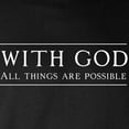 thumbnail image 3 of CafePress - With God All Things Are Possible Long Sleeve T Shi - Long Sleeve Dark T-Shirt, 3 of 4
