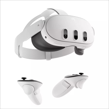 Meta Quest 3 512GB Advanced All-In-One Virtual Reality Headset, Meta VR Headset with Touch Controllers, 3D Glasses Virtual Reality Headset,Perfect for VR Game & 3D Movie