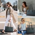 thumbnail image 6 of YOUI-GIFTS Laptop Bag for Women, Fashion Computer Tote Bag 15.6 Inch Large Handbag, Shoulder Bag Purse for Business Work, 6 of 6