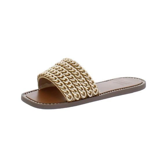 INC Womens Pelle Slip-On Flat Slide Sandals