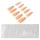 thumbnail image 5 of 10 pcs pure colors full coverage false nails women girls elegant fashionable fake nail tip manicure tools N5354-02, 5 of 5