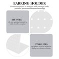 thumbnail image 3 of 2pcs Creative Acrylic Earrings Storage Racks Decorative Ear Stud Display Stands (white), 3 of 3