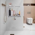 thumbnail image 7 of Wall Mount Box, Floating Shelves Storage, Cabinet, Waterproof Ventilation Design, for Router Power Strip, Cable Management Hider | White KTFgvq, 7 of 7