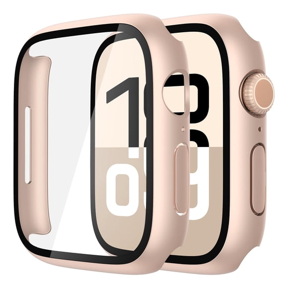 Funda Misxi de cristal templado compatible con Apple Watch S10 de 42 mm