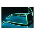 thumbnail image 4 of LINLIN Fluorescent Glasses, Halloween Christmas Alien Glasses Perfect Wireless Light Up LED Glowing Festival Party Sunglasses Gifts, 4 of 6