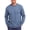 Blue, variant on GENTS BLISS Crew Neck Men Sweatshirts Fleece Long Sleeve Shirts for Men Casual Pullover Sweatshirts for Men