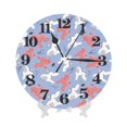 thumbnail image 7 of Kdxio Clock number Print Wall Clock,10 Inch Battery Operated Wall Clocks,Silent Non Ticking Small Analog Clock for Living Room,Office,Home,Bedroom,Kitchen,Bathroom, 7 of 7