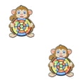 thumbnail image 1 of VONKY Exciting Kids Activity Safety Target Sticky Ball Board with 6 Balls Thrilling and Amusing monkey 2Set, 1 of 6