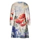 thumbnail image 5 of Vestido de jersey con cuello en V y manga larga estampado a la moda para mujer Fridja  yut4404, 5 of 5