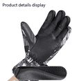 thumbnail image 4 of Guantes de nieve de invierno para hombres y mujeres, guantes de esquí al aire libre, guantes impermeables y resistentes al viento para pantalla táctil, 4 of 5