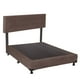 thumbnail image 3 of Box Base Cama Matrimonial + Cabecera Bilbao Chocolate, 3 of 7