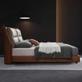 thumbnail image 2 of ltalian Light Luxury Wedding Bed New Modern Minimalist Leather Master Bedroom Fashionable Confortable cama luxo casal My Lux Decor Round, 2 of 16