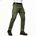 thumbnail image 2 of Men's Cargo Pants Elastic Waistband Functional Outdoor Work Pants S‑XXL, 2 of 10