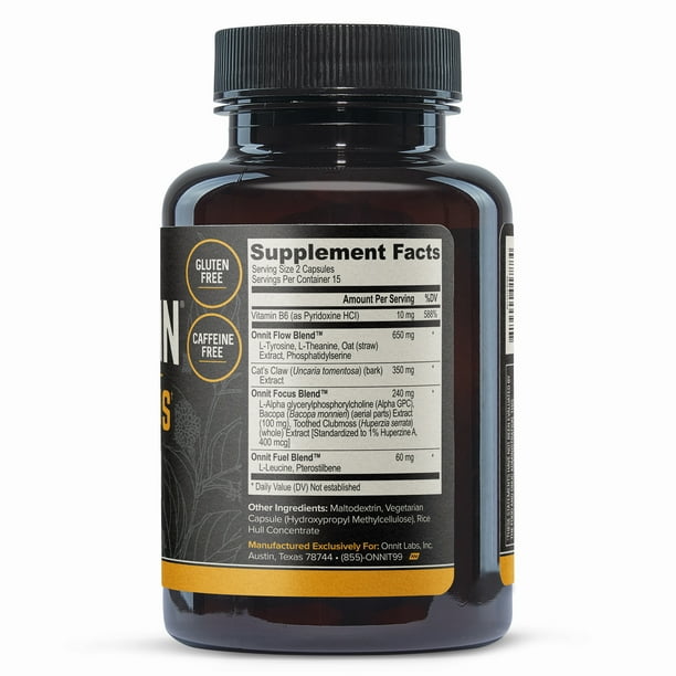 ONNIT Alpha BRAIN Nootropic Supplement, Cognitive Function, Memory