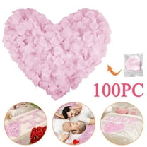 Fake Flowers Promotion Sale! Nomeni 100Pc Artificial Rose Petals Silk Petals Bright Silk Fabric Real Bridal Wedding Petals Home Decoration Artificial Flowers Silk Flowers, Home Decor Clearance Sale