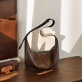 thumbnail image 4 of Bolso de hombro de media luna bolso de mano de cuero de PU suave bolso de viaje para mujer, 4 of 9