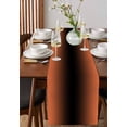 thumbnail image 4 of ERUNPONLY Orange Black Ombre Table Runner - 48 Inch Long Modern Gradient Abstract Art Cotton and Linen Blended Dress Scarves Farmhouse Table Runner for Kitchen Dining, Coffee Table, 13" x 48", 4 of 8