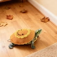 thumbnail image 2 of Handmade Knitted Pet Turtle Sweater for Small Tortoise, 7.5 Inch Soft Warm Reptile Shell Clothing for Christmas Halloween Party Photo Shoot (1 PC), 2 of 3
