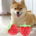 thumbnail image 5 of KQJQS 2pcs Strawberry Pet Toy for Dogs and Cats, Durable Chew Toy with Textured Surface for Teeth Cleaning, Interactive Play, Safe and Fun, 5 of 6