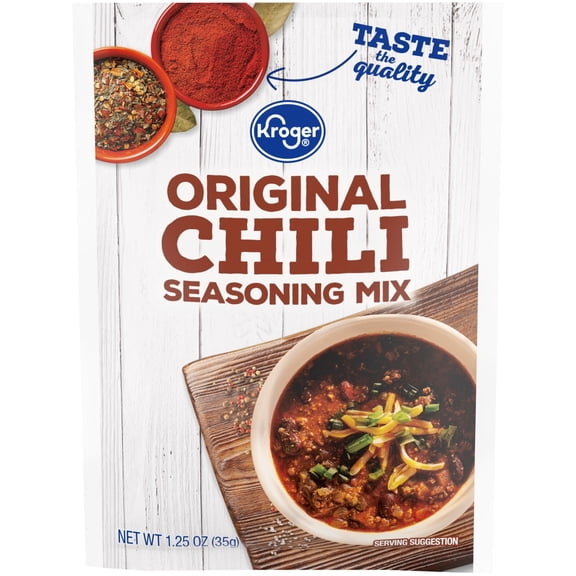 Kroger Original Chili Seasoning Mix 1.25 oz - Pack of 1