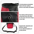 thumbnail image 4 of Sac de Craie pour Escalade Sac de Taille Réglable avec Cordon de Serrage et Brosse pour Escalade, 4 of 6