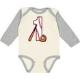 thumbnail image 3 of Inktastic Baseball First Birthday One Year Old Boys or Girls Long Sleeve Baby Bodysuit, 3 of 5