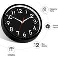 Wall Clock, Modern Wall Clocks Battery Operated, 10 Inch Simpel Silent