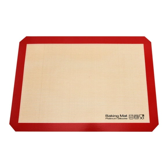 Tapete de silicona para hornear, bandeja para hornear pan, pasteles y macarrones. 42x295cm