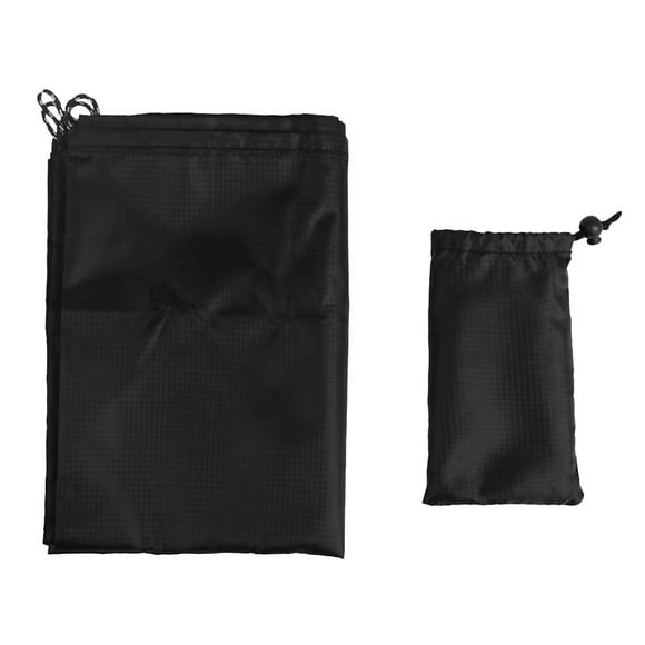 Manta de Viaje Impermeable Macarena Senderismo Picnic Al Aire Libre 140x150cm Negro