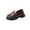 Brown, variant on Puntoco Girl's Loafers Slip On Tassel Oxford Shoes Flats Round Toe School Uniform Dress Shoes Winter Snow Boots for Kids Brown 35(35)