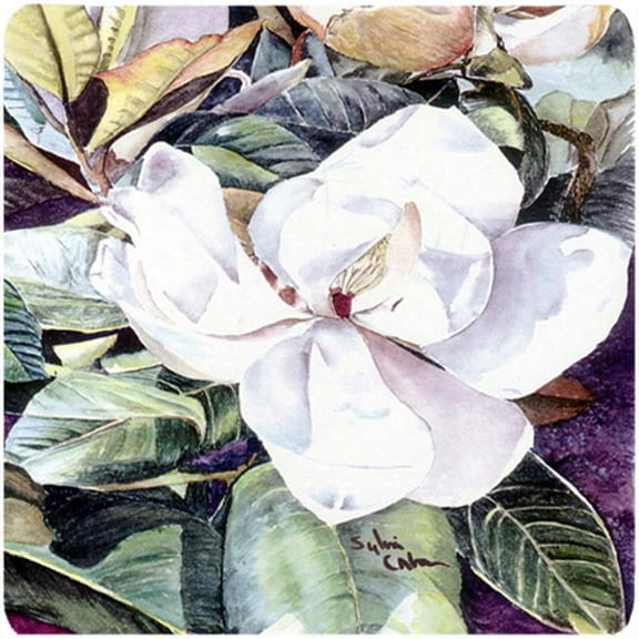 Flower - Magnolia Foam Coasters - Set 4