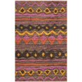 thumbnail image 1 of Safavieh Cedar Brook 8' X 10' Handmade Cotton Pile Rug in Brown, 1 of 6