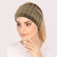 thumbnail image 5 of Winter Headbands for Women Ear Warmers, Women Wool Headband Fleece Lined, Cold Weather Warm Ear Muffs Thick Knitted Winter Accessories, 5 of 9