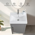 thumbnail image 6 of Vanity Art 20” Single Sink Bathroom Vanity Cabinet with Ceramic Countertop, 6 of 12