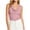 *Pink, variant on VBVC Women's Cowl Neck Ruched Tank Top , Ladies' Stretch Fitted Going Out Cami , Summer Sleeveless Business Work Blouse For Women,Red,S-2XL