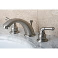 thumbnail image 2 of Kingston Brass Magellan Two Handle 4" to 8" Mini Widespread Lavatory Faucet with Retail Pop-up, 2 of 5