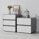 thumbnail image 3 of Nordic Nightstands Bedrooms Laden Modern Bondage Cabinet Storage Bedside Table White Comodini Camera Da Letto Home Furniture My Lux Decor Round, 3 of 20