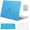 Aqua Blue, variant on MOSISO Compatible with MacBook Air 13 inch Case M1 Chip 2021-2018 Release A2337 A2179 A1932, Plastic Hard Shell MacBook Cover for Air 13.3 inch Case