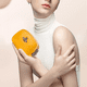 thumbnail image 4 of Monedero Mujeres Tarjetas Cartera Cuero 2 Bolsillo Billetera Amarillo, 4 of 4