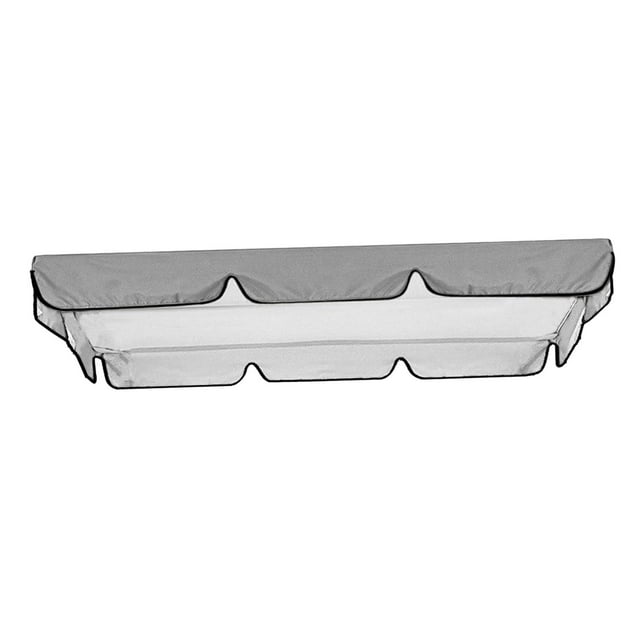 GROWTH TANK Replacement top cover for swing canopy, awning cover, sun protection replacement Gray