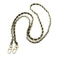 thumbnail image 1 of Correa de cadena para monedero de Metal y cuero Colcomx 120cm Negro, 1 of 8