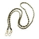 thumbnail image 1 of Correa de cadena para bolso de mano de metal y cuero, correa de repuesto para bolso de hombro de 47 pulgadas con Negro, 1 of 9
