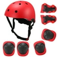 thumbnail image 2 of Protective Gear,In 1 Set Adjustable 1 Helmet And Pads Wrist 7 In Pads Set Pad Set Knee Pads Adjustable Kids Pads Pads Kids Knee Helmet And Wrist Roller 7 Set 7 Helmet Set Siuke Helmet, 2 of 7