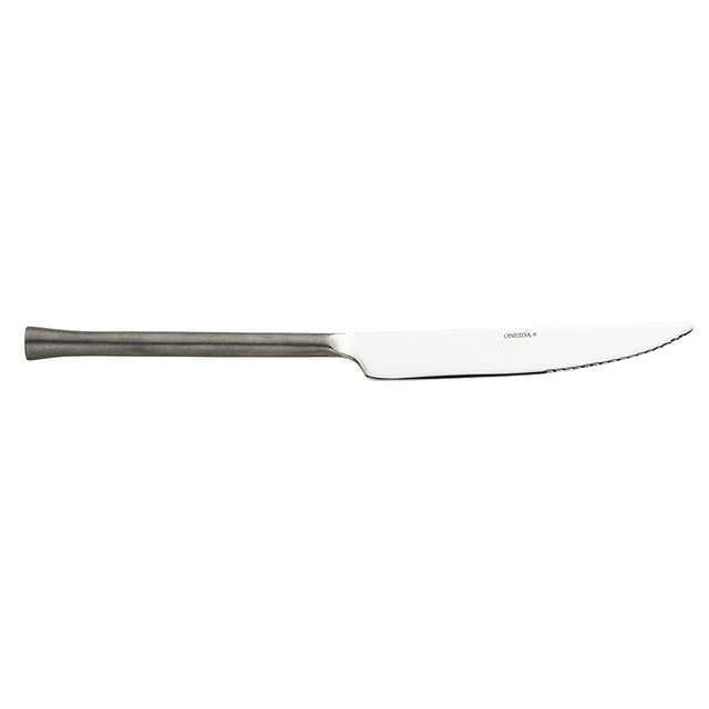 Oneida B582KSSF Couteau à Steak de 10 Pouces, Qualité Acier Inoxydable 18/0, Motif Wyatt