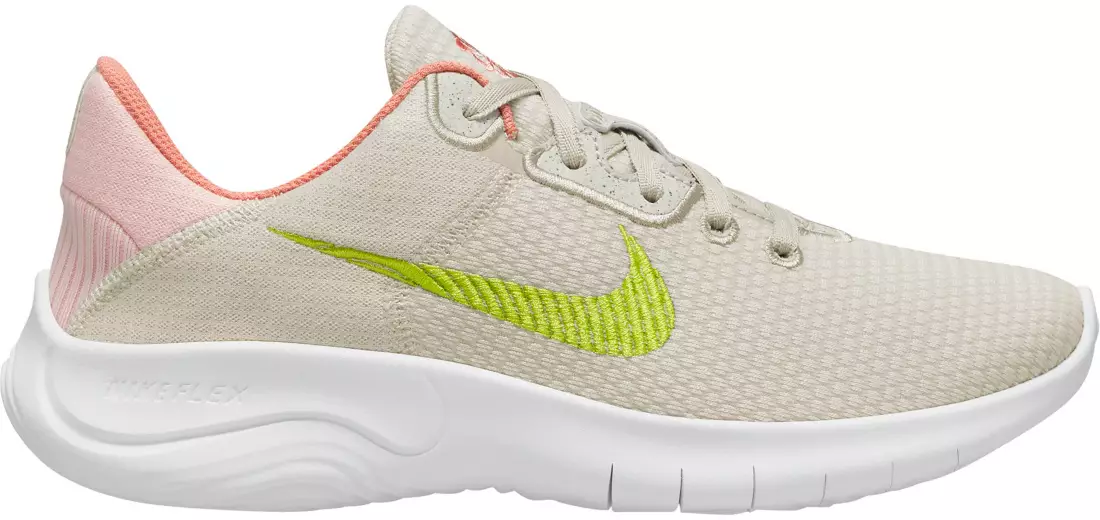 Nike Women's Flex Experience 11 Bone/Pink/Green Running Shoes Size - Walmart.com