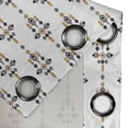 thumbnail image 4 of Ambesonne Tribal Grommet Curtain, Geometric Aztec Art, 50" x 84", Amber Black and White, 4 of 6