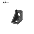 thumbnail image 3 of 16Pack Inside Corner Bracket Gusset, 28x28x20mm 2028 for 2020 Series Aluminum Extrusion Profile Black, 3 of 6