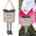 thumbnail image 3 of Canasta De Pascua, de Pascua Cesta Huevo Juguetes Bolso Tote,Linda bolsa de almacenamiento grande con cubos de conejo de Pascua,Bolsa de de huevos Niño Niña Macarena  Canasta Conejito De Pascua, 3 of 8