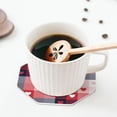 thumbnail image 6 of Kdxio Heart Plaid Funny Coasters,4 Pcs Leather Coasters,Housewarming Gifts,Protect Furniture from Water Marks Scratch and Damage, 6 of 8
