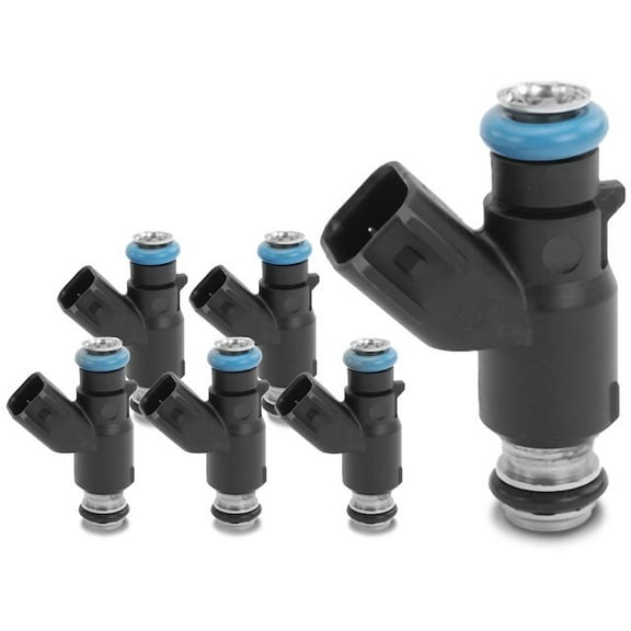 Fuel Injector Kit 6 - Compatible with 2006 - 2011 Chevy Impala 2007 2008 2009 2010